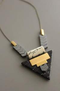 SOURCED Nouvelle Arrivée Buffalo Ox Corne Collier Poli Animal Style Os Bijoux Conception Naturelle Perles Femmes Filles De Mariage - Product Image 3