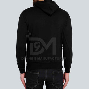 เสื้อฮู้ดดี้ผู้ชายผ้าฝ้าย 100% คุณภาพดีที่สุด MOQ ต่ำ สีพื้น สวมใส่สบาย เป็นมิตรกับสิ่งแวดล้อม ระบายอากาศได้ดี แห้งเร็ว มีกระเป๋า - Product Image 2