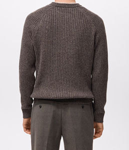 Suéter Cárdigan de Punto Jacquard de Manga Larga Casual de Otoño para Mujer de la Mejor Calidad con Logotipo Frontal - Product Image 2