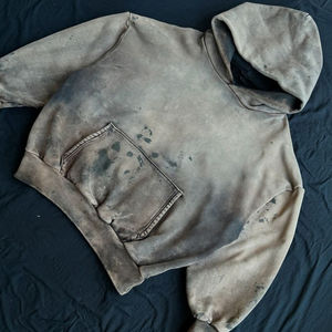 Sweat-shirts à capuche en coton brodé de haute qualité avec logo personnel tendance, fabricants de sweat-shirts à capuche vintage lavés à l'acide - Product Image 3