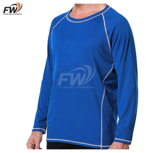 เสื้อยืดออกกำลังกายแบบรัดรูปแขนยาวสำหรับผู้ชาย พิมพ์ลายโลโก้ตามสั่ง เสื้อรัดรูปสำหรับกีฬา BJJ และ MMA แบบซับลิเมชั่น - Product Image 2