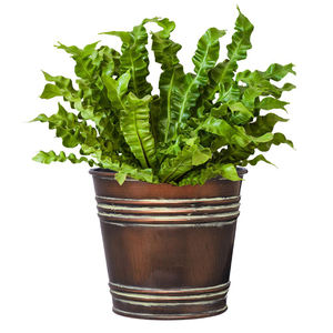 Juego de 3 macetas de cobre hechas a mano personalizables, maceta de flores de aluminio de lujo decorada con suelo de jardín para sala de estar - Product Image 4