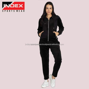 Ensemble de survêtement d'hiver en tissu polaire chaud, vêtements de sport personnalisés OEM, fabricant en gros - Product Image 1