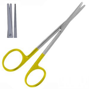 Tijeras Metzenbaum TC, fuente de alimentación manual recta y curva, acero inoxidable para corte de tejido delicado, disección roma - Product Image 6