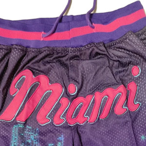 Shorts de basketball pour hommes, nouvelle conception, coupe classique, taille élastique, motif uni, sur mesure - Product Image 5
