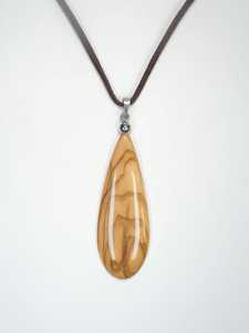 Colgante hecho de madera de arce teñida de negro sostenible-Pequeño (1,2 "de alto) Piezas circulares de disco redondo de madera redonda - Product Image 4