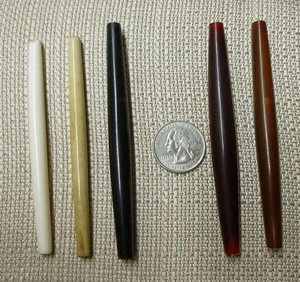 Cuentas de tubo de pelo de hueso de búfalo natural, tamaños surtidos, respetuoso con el medio ambiente, Feng Shui, Ángel religioso, joyería tallada, diseñadores de cuentas - Product Image 4