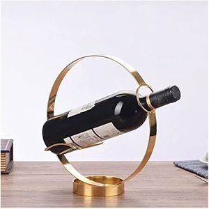 ชั้นวางขวดไวน์โลหะหลายชั้นวางขวดไวน์ดีไซน์แฟนซีรูปทรงใหม่ - Product Image 4