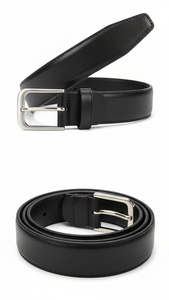 Signature Men Leather Belt Minimalist Luxury Redefined Everyday Wear de Divine International - Product Image 6