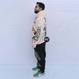 wholesale customized Oversized pullover Graphic Eco-Friendly Heavyweight Organic Cotton <b>Athletic</b> OEM Cropped Hoodie sweatshirts - Product Image 5