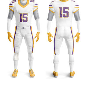 ชุดเครื่องแบบฟุตบอลของผู้ชายชุดเครื่องแบบอเมริกันฟุตบอลดีไซน์ใหม่ - Product Image 2