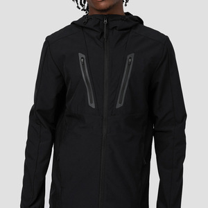 Conjunto Deportivo Personalizado de Invierno con Capucha, Impermeable y Cortavientos para Hombre, Transpirable, con Chaqueta y Pantalones con Cordón Ajustable, Tallas Grandes, OEM - Product Image 6