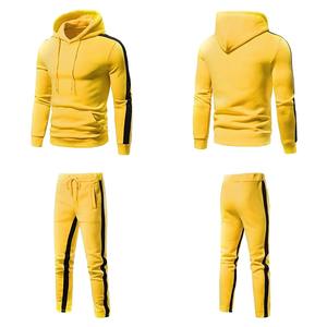 Ropa Deportiva Transpirable de Primera Calidad, Último Estilo, Chándal para Hombre, Corte Regular, 100% Algodón, Felpa, Estilo Urbano, con Capucha, para Invierno - Product Image 2