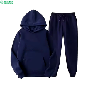 Conjunto Deportivo de Invierno Unisex Personalizado de Behram International, MOQ Bajo, Corte Simple, Tejido Grueso, 100% Poliéster, Pantalones Deportivos - Product Image 1