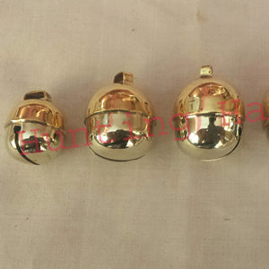 Cloches de fauconnerie en laiton et argent bicolore English Two Tune Design pour les amateurs de chasse - Product Image 1