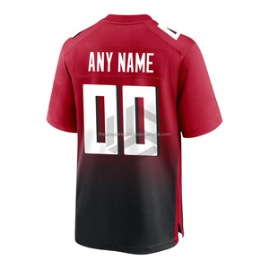 Maillot de football américain sur mesure, impression par sublimation de haute qualité, manches courtes, coutures rétro, tenue de football d'équipe - Product Image 3