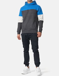Trois couleurs conception confortable 500GSM pull hommes sweats à capuche personnalisé DTF imprimé Logo surdimensionné hommes sweats à capuche Service OEM - Product Image 5