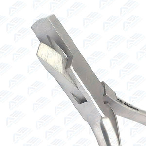 Pince à marquer les oreilles en V en acier inoxydable, base de 0,32 po, longueur de 63 po, instruments chirurgicaux vétérinaires pour marquage des petites oreilles Apto AE-5412 CE - Product Image 2