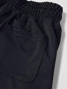 Short de basket-ball personnalisable pour homme Short de sport en polyester respirant à séchage rapide avec poche en maille grande taille décontracté blanc écologique - Product Image 4