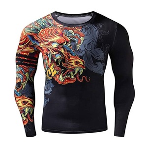 Custom Design <b>Base</b> <b>Layer</b> Compression Shirts <b>Long</b> <b>Sleeve</b> Custom Made High Quality Rashguard for Gym Sports and Casual - Product Image 4