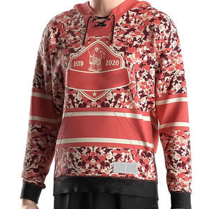 Custom Team Ice Hockey <b>Hoodie</b> Jersey With Breathable Fabric Durable Stitching And Logo Printing For Clubs And Groups - Product Image 3