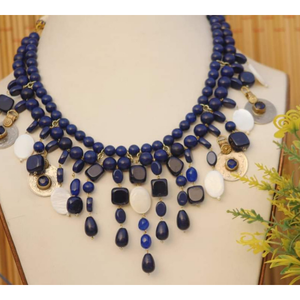 EL CONJUNTO DE JOYERÍA DE GARGANTILLA AFGHANI ARTESANAL ES UNA REALIZACIÓN CAUTIVA DEL RICO TAPIZ CULTURAL Y LA EXCELENCIA ARTESANAL - Product Image 4