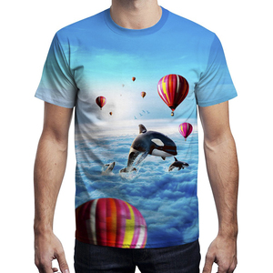 Vente de gros T-shirts tricotés en sublimation de polyester personnalisés T-shirts décontractés pour hommes de grande taille - Product Image 5