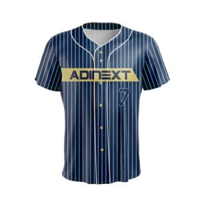 Venta al por mayor OEM personalizado camisetas de béisbol transpirable ropa deportiva para hombres de talla grande sublimación simple camiseta en blanco - Product Image 2