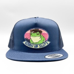 Parche personalizado Giddy Up Sluts Logo gorra de camionero personalizado 3D bordado Unisex malla gorra de camionero Snapback Hip Hop sombreros para hombres - Product Image 1