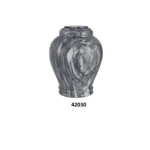 Urna para adultos de cremación de recuerdo de mármol Natural gris de venta completa para cenizas humanas Urna funeraria pequeña decorativa para cenizas de proveedores - Product Image 1