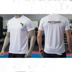 Veste légère de Taekwondo en coton et polyester respirant, uniforme d'arts martiaux pour l'entraînement et la compétition, maille 2 cm pour le karaté - Product Image 2