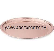 Plateau cosmétique design de luxe avec plateau de décoration de table de forme ronde pour la maison plateau de service de fête de mariage à prix compétitif - Product Image 3