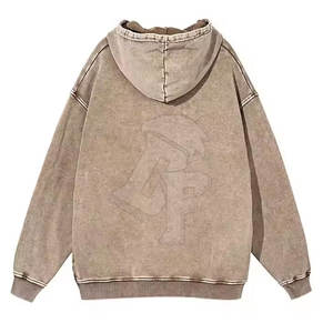 Top Trendy Acid Wash Effect Hoodies para hombres Tela cómoda y suave Durable para la venta en línea - Product Image 2