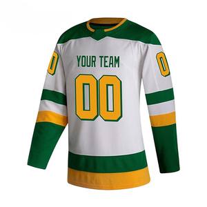 Kivotech Pakistán Fabricante Jersey de hockey sobre hielo Venta caliente Jersey de hockey sobre hielo Color sólido Jersey de hockey sobre hielo Tessuto Industries - Product Image 5