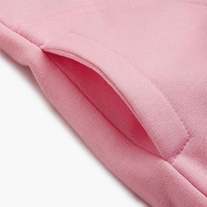 Sudadera con capucha de punto transpirable de gran tamaño para mujer de algodón 100% de Color sólido, diseño personalizado para invierno, uso al aire libre, logotipo bordado frontal - Product Image 3