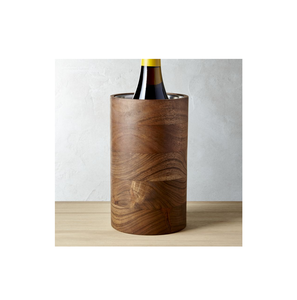 Cubo de hielo de madera de calidad duradera y cubo de vino galvanizado y enfriador de cerveza para botellas de vino al costo más bajo - Product Image 5