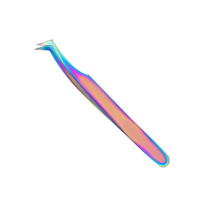 Pince à cils en acier inoxydable de qualité professionnelle avec pointe pointue pour l'industrie de la beauté - Product Image 3