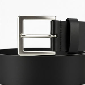 Cinturón de Cuero Vacuno de Primera Calidad para Hombre, Estilo Casual con Hebilla de Aleación, Duradero, Ancho Personalizable - Product Image 6