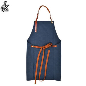 Delantal de cocina multiusos, de algodón, para chef, con bolsillo, nuevo precio al por mayor - Product Image 2