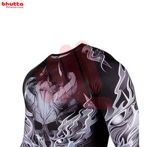 Conception unique Rash Guard hommes Sublimation bas quantité minimale de commande personnalisé Odm le plus populaire Rash Guard pour hommes - Product Image 5
