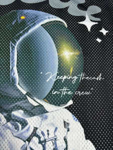 Custom <b>Cropped</b> Boxy Streetwear American Football Jersey Embroidered Logo Short Plus Size Patchwork Sublimation Mesh Streetwear - Product Image 5