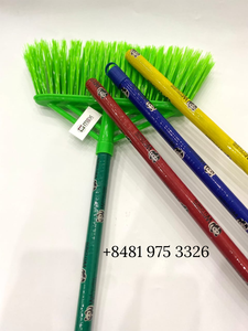 Cepillo de mango de mopa de grano de madera 100% para uso doméstico palos de PVC envío rápido escobas y recogedores - Product Image 2