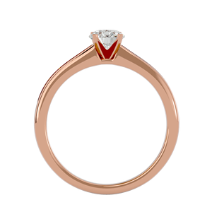 แหวนเพชรเดี่ยวแบบเรียบง่าย - Product Image 6