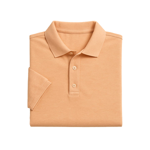 Camiseta de Hombre de Primera Calidad, con Logotipo Personalizado, 100% Algodón, Tejido de Punto, Antiarrugas, Ropa Formal Sólida, Servicio OEM/ODM - Product Image 4