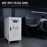 Régulateur de tension triphasé haute précision 380V série SBW, protecteurs de tension, protection contre les courts-circuits pour usage industriel