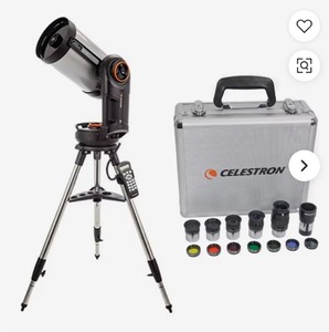 Télescope Celestron V.6 Plus/Max avec trépied et ensemble d'accessoires pour le jeu et l'affichage (plastique et aluminium) - Product Image 1