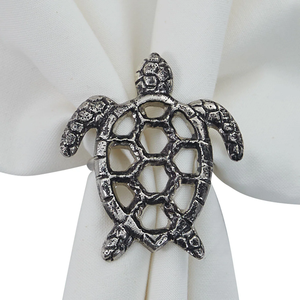 <b>Metal</b> Napkin Ring Ideal for Restaurant Tableware tortoise design Elegant and Unique napkin <b>holder</b> at Affordable Price - Product Image 1