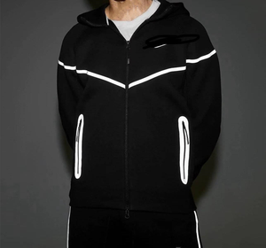 Ensemble de survêtement décontracté pour homme, veste à capuche respirante avec nouveau logo imprimé 2025, jogging deux pièces, vêtements de sport - Product Image 6