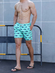Pantalones cortos de playa de secado rápido OEM de fabricante personalizado para hombre, bañadores estampados de alta calidad, ropa de playa para hombre - Product Image 4