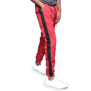 Pantalon de survêtement pour homme, design OEM 2025, polyester/nylon, léger, couleur unie, poche, coupe-vent, pantalon de survêtement - Product Image 4